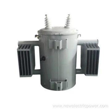 Single phase 15KVA Oil Immersed pole mounted Transformer